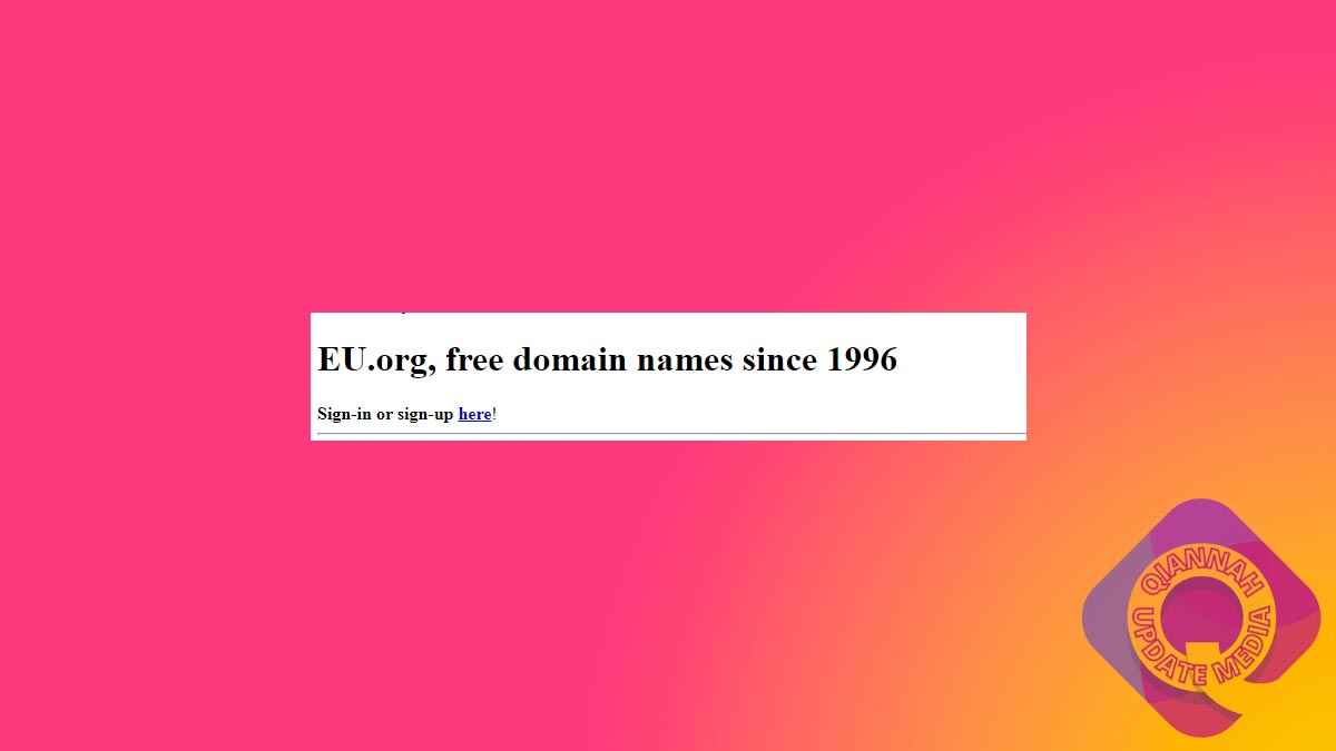cara mendaftar akun domain eu org gratis